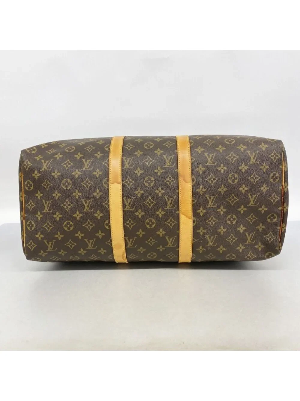 Louis Vuitton Boston Bag Monogram Keepall 50 Brown